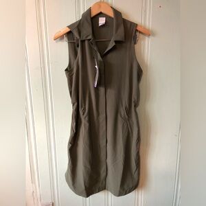 🔊 Lole | NEW Sleeveless Forest Green Dress